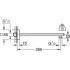 Душевой кронштейн GROHE Rainshower neutral 286 мм, хром (27709000) Душевой кронштейн GROHE Rainshower neutral 286 мм, хром (27709000)