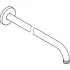 Душевой кронштейн GROHE Rainshower 380 мм, хром (28361000) Душевой кронштейн GROHE Rainshower 380 мм, хром (28361000)