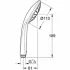 Ручной душ GROHE Euphoria Mono, 1 режим, хром (27265000) Ручной душ GROHE Euphoria Mono, 1 режим, хром (27265000)