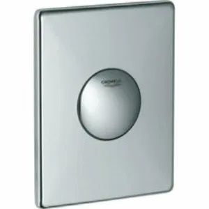 Панель смыва для унитаза GROHE Skate, 1 режим, хром (37547000) Панель смыва для унитаза GROHE Skate, 1 режим, хром (37547000)