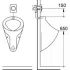 Панель смыва для писсуара GROHE Skate, хром (38595000) Панель смыва для писсуара GROHE Skate, хром (38595000)