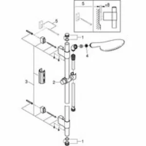 Душевой гарнитур GROHE Rainshower Solo 150, 2 режима струи, душевая штанга 900 мм, хром (27273001) Душевой гарнитур GROHE Rainshower Solo 150, 2 режима струи, душевая штанга 900 мм, хром (27273001)