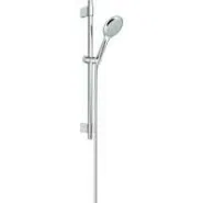Душевой гарнитур GROHE Rainshower Solo 100, 1 режим струи, душевая штанга 600 мм, хром (27528000)