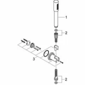 Душевой набор GROHE Sena, 1 режим, хром (28348000) Душевой набор GROHE Sena, 1 режим, хром (28348000)