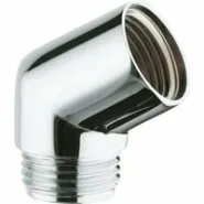 Угловой переходник для подключения душевого шланга 1/2″ x 1/2″ GROHE Sena, хром (28389000)