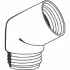 Угловой переходник для подключения душевого шланга 1/2″ x 1/2″ GROHE Sena, хром (28389000) Угловой переходник для подключения душевого шланга 1/2″ x 1/2″ GROHE Sena, хром (28389000)
