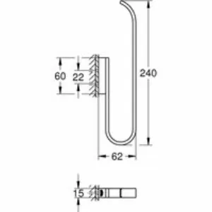 Держатель запасного рулона бумаги GROHE Selection, хром (41067000) Держатель запасного рулона бумаги GROHE Selection, хром (41067000)