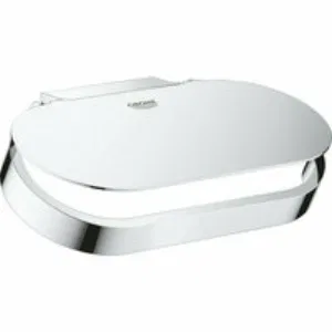 Держатель для туалетной бумаги GROHE Selection, с крышкой, хром (41069000) Держатель для туалетной бумаги GROHE Selection, с крышкой, хром (41069000)