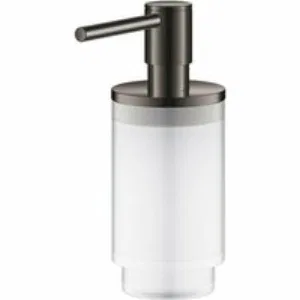 Дозатор жидкого мыла GROHE Selection, темный графит глянец (41028A00) Дозатор жидкого мыла GROHE Selection, темный графит глянец (41028A00)