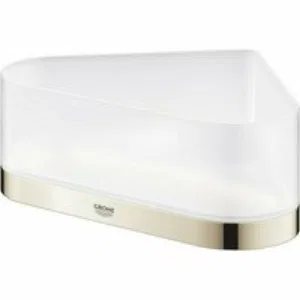 Полочка для душа GROHE Selection, угловая с держателем, никель глянец (41038BE0) Полочка для душа GROHE Selection, угловая с держателем, никель глянец (41038BE0)