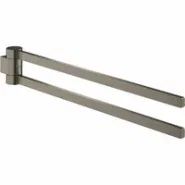 Держатель для полотенца GROHE Selection 400 мм, двойной, поворотный, темный графит матовый (41063AL0)