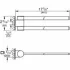 Держатель для полотенца GROHE Selection 400 мм, двойной, поворотный, суперсталь (41063DC0) Держатель для полотенца GROHE Selection 400 мм, двойной, поворотный, суперсталь (41063DC0)