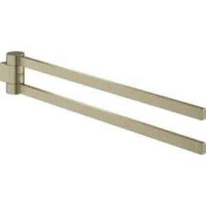 Держатель для полотенца GROHE Selection 400 мм, двойной, поворотный, никель матовый (41063EN0) Держатель для полотенца GROHE Selection 400 мм, двойной, поворотный, никель матовый (41063EN0)