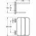 Полочка для полотенец GROHE Selection, темный графит матовый (41066AL0) Полочка для полотенец GROHE Selection, темный графит матовый (41066AL0)
