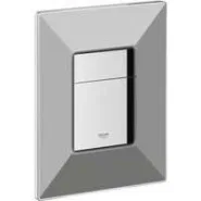 Панель смыва для унитаза GROHE Skate Cosmopolitan Print, 3 режима, хром/черная графика (38859XG0)