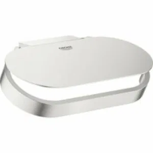 Держатель для туалетной бумаги GROHE Selection, с крышкой, суперсталь (41069DC0) Держатель для туалетной бумаги GROHE Selection, с крышкой, суперсталь (41069DC0)