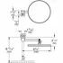 Косметическое зеркало GROHE Selection, никель глянец (41077BE0) Косметическое зеркало GROHE Selection, никель глянец (41077BE0)
