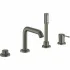 Смеситель для ванны GROHE Essence на 4 отверстия, на край ванны, темный графит матовый (19578AL1) Смеситель для ванны GROHE Essence на 4 отверстия, на край ванны, темный графит матовый (19578AL1)
