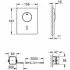Панель смыва для унитаза GROHE Tectron Skate, 1 режим, хром (37419000) Панель смыва для унитаза GROHE Tectron Skate, 1 режим, хром (37419000)