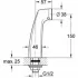 Крепеж для вертикального монтажа смесителей GROHE Europlus, высота 150 мм (12036000) Крепеж для вертикального монтажа смесителей GROHE Europlus, высота 150 мм (12036000)