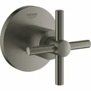 Внешняя часть вентиля GROHE Atrio, крестообразная ручка, темный графит матовый (19069AL3)