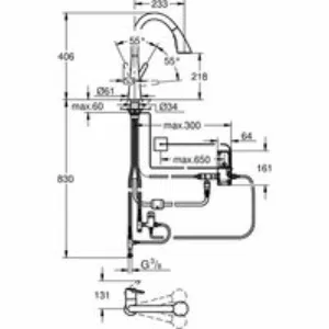 Смеситель для кухни GROHE Zedra Touch сенсорный с вытяжным душем 3jet, суперсталь (30219DC2) Смеситель для кухни GROHE Zedra Touch сенсорный с вытяжным душем 3jet, суперсталь (30219DC2)