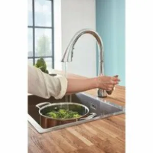 Смеситель для кухни GROHE Zedra Touch сенсорный с вытяжным душем 3jet, суперсталь (30219DC2) Смеситель для кухни GROHE Zedra Touch сенсорный с вытяжным душем 3jet, суперсталь (30219DC2)