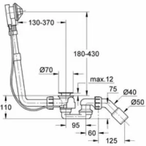 Сливной и переливной гарнитур GROHE Talento для нестандартных ванн, встраиваемая часть, (28943000) Сливной и переливной гарнитур GROHE Talento для нестандартных ванн, встраиваемая часть, (28943000)