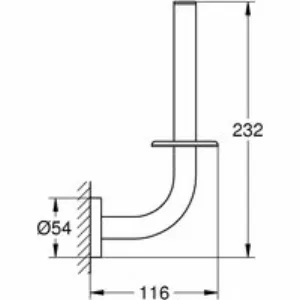 Держатель запасного рулона бумаги GROHE Essentials, теплый закат матовый (40385DL1) Держатель запасного рулона бумаги GROHE Essentials, теплый закат матовый (40385DL1)