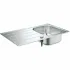Мойка GROHE K200 45-S 86/50 1.0 с корзинчатым вентилем, нержавеющая сталь (31552SD1) Мойка GROHE K200 45-S 86/50 1.0 с корзинчатым вентилем, нержавеющая сталь (31552SD1)