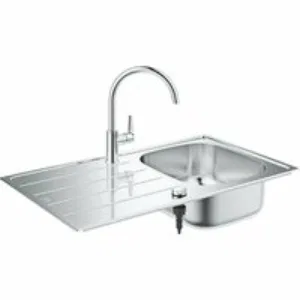 Мойка со смесителем GROHE K200 45-S 86/50 1.0, нержавеющая сталь (31562SD1) Мойка со смесителем GROHE K200 45-S 86/50 1.0, нержавеющая сталь (31562SD1)