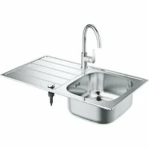 Мойка со смесителем GROHE K200 45-S 86/50 1.0, нержавеющая сталь (31562SD1) Мойка со смесителем GROHE K200 45-S 86/50 1.0, нержавеющая сталь (31562SD1)