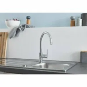 Мойка со смесителем GROHE K200 45-S 86/50 1.0, нержавеющая сталь (31562SD1) Мойка со смесителем GROHE K200 45-S 86/50 1.0, нержавеющая сталь (31562SD1)