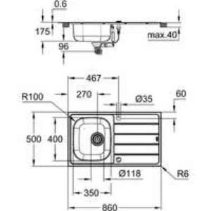 Мойка со смесителем GROHE K200 45-S 86/50 1.0, нержавеющая сталь (31562SD1) Мойка со смесителем GROHE K200 45-S 86/50 1.0, нержавеющая сталь (31562SD1)