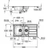 Мойка GROHE K200 60-S 96.5/50 1.5 оборачиваемая с корзинчатым вентилем, нержавеющая сталь (31564SD1) Мойка GROHE K200 60-S 96.5/50 1.5 оборачиваемая с корзинчатым вентилем, нержавеющая сталь (31564SD1)