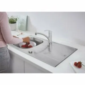 Мойка и смеситель для мойки GROHE K200, нержавеющая сталь (31565SD1) Мойка и смеситель для мойки GROHE K200, нержавеющая сталь (31565SD1)