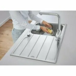 Мойка GROHE K500 45-S 86/50 1.0 оборачиваемая с корзинчатым вентилем, нержавеющая сталь (31571SD1) Мойка GROHE K500 45-S 86/50 1.0 оборачиваемая с корзинчатым вентилем, нержавеющая сталь (31571SD1)