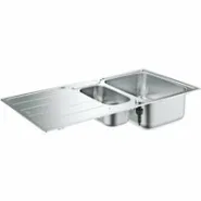Мойка GROHE K500 с корзинчатым вентилем, нержавеющая сталь (31572SD1)