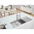 Мойка GROHE K1000 80-S 116/52 1.0 с корзинчатым вентилем, нержавеющая сталь (31581SD1) Мойка GROHE K1000 80-S 116/52 1.0 с корзинчатым вентилем, нержавеющая сталь (31581SD1)