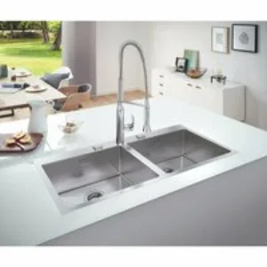 Мойка GROHE K800 с двумя чашами, нержавеющая сталь (31585SD1) Мойка GROHE K800 с двумя чашами, нержавеющая сталь (31585SD1)
