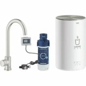 Смеситель для кухни GROHE Red Mono и бойлер Red M-size, суперсталь (30085DC1) Смеситель для кухни GROHE Red Mono и бойлер Red M-size, суперсталь (30085DC1)