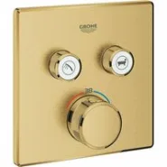 Внешняя часть термостата для ванны и душа GROHE Grohtherm SmartControl на 2 потребителя, холодный рассвет матовый (29124GN0)