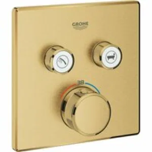 Внешняя часть термостата для ванны и душа GROHE Grohtherm SmartControl на 2 потребителя, холодный рассвет матовый (29124GN0) Внешняя часть термостата для ванны и душа GROHE Grohtherm SmartControl на 2 потребителя, холодный рассвет матовый (29124GN0)