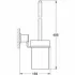 Туалетный ёршик GROHE Allure с держателем, хром (40340000) Туалетный ёршик GROHE Allure с держателем, хром (40340000)