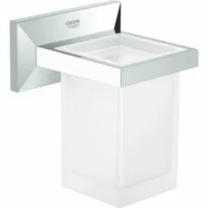 Стакан для зубных щеток GROHE Allure Brilliant с держателем, хром (40493000) Стакан для зубных щеток GROHE Allure Brilliant с держателем, хром (40493000)