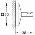 Крючок для халата GROHE Allure Brilliant, хром (40498000) Крючок для халата GROHE Allure Brilliant, хром (40498000)