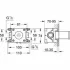 Встраиваемая часть вентиля GROHE Rapido C для Grohtherm F на 1 выход (35028000) Встраиваемая часть вентиля GROHE Rapido C для Grohtherm F на 1 выход (35028000)