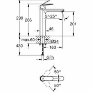 Смеситель для раковины GROHE Eurosmart Cosmopolitan, XL-size, хром (23921000) Смеситель для раковины GROHE Eurosmart Cosmopolitan, XL-size, хром (23921000)