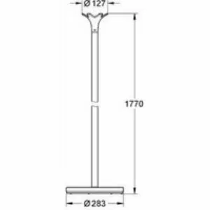 Держатель для халатов GROHE Ondus, черный бархат (40387KS0) Держатель для халатов GROHE Ondus, черный бархат (40387KS0)
