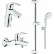 Готовый комплект для ванной комнаты GROHE Eurosmart, хром (NB0059)